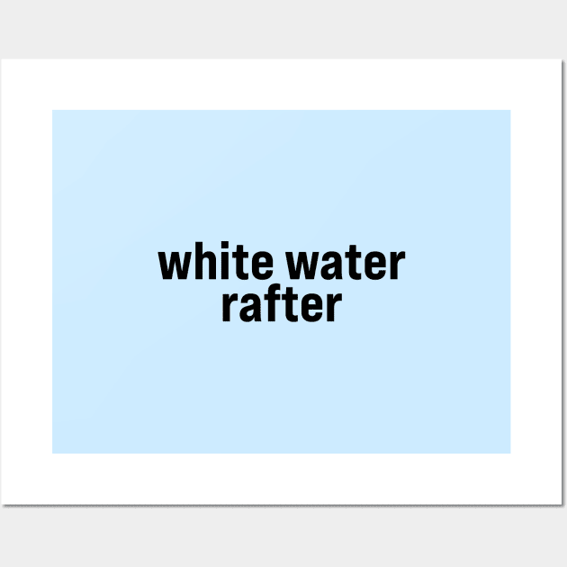 White Water Rafter Wall Art by ElizAlahverdianDesigns